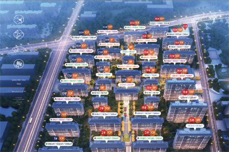 浉河区中铁领秀城福华园3室2厅1卫76万94m2精装修出售